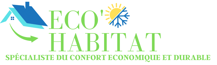 Logo Éco Habitat, exposant à la Foire de Cavaillon.