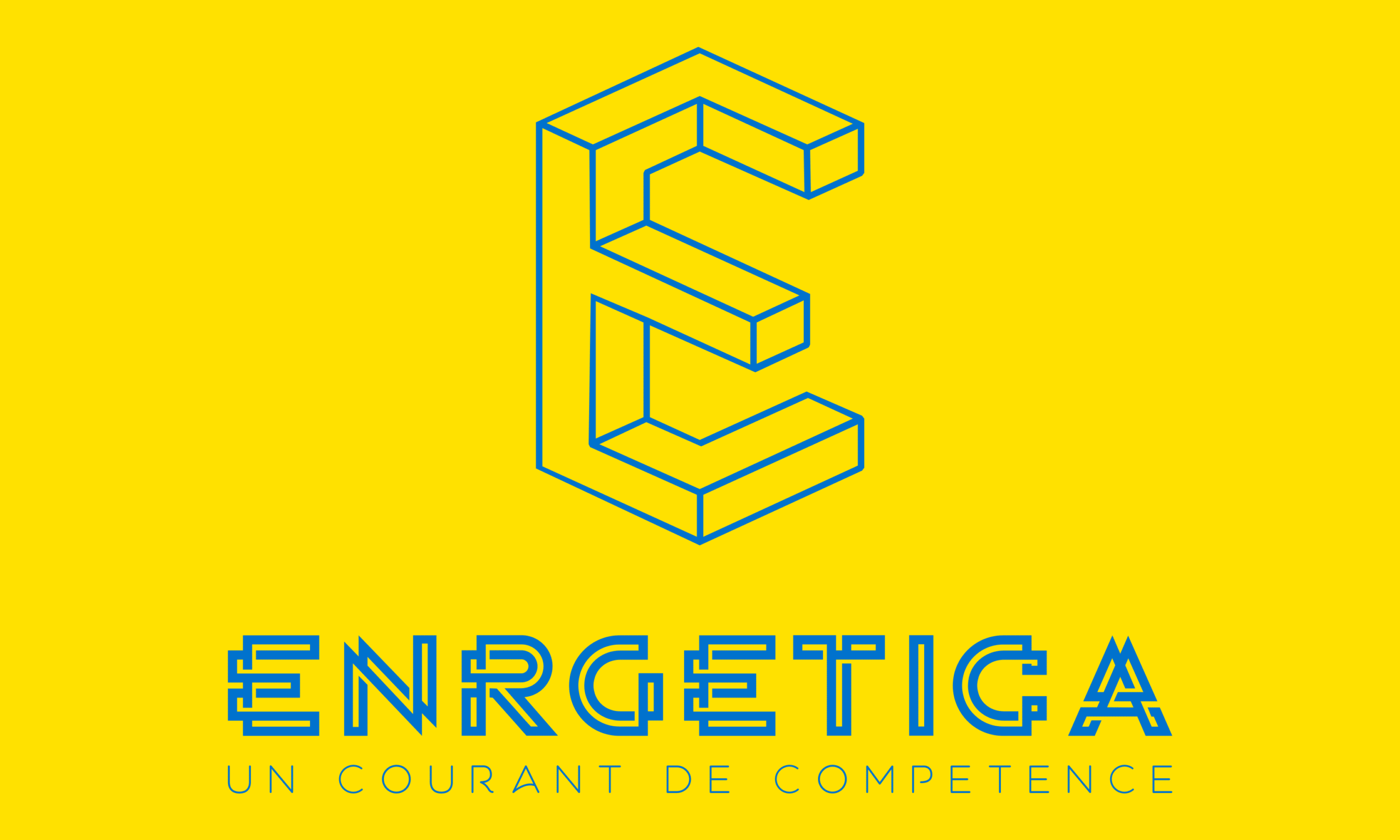 Logo d’Energetica Custom, exposant à la Foire de Cavaillon.